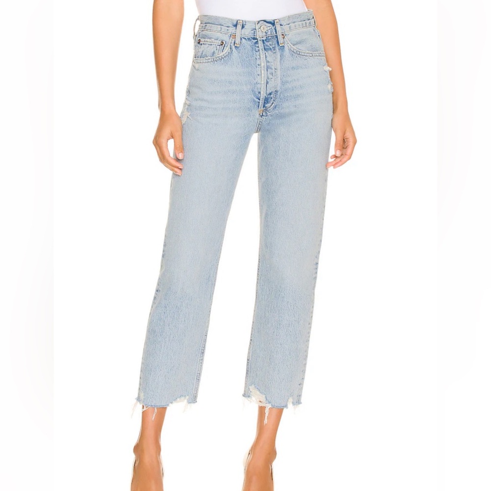 Agolde 90s Crop Jeans in Nerve